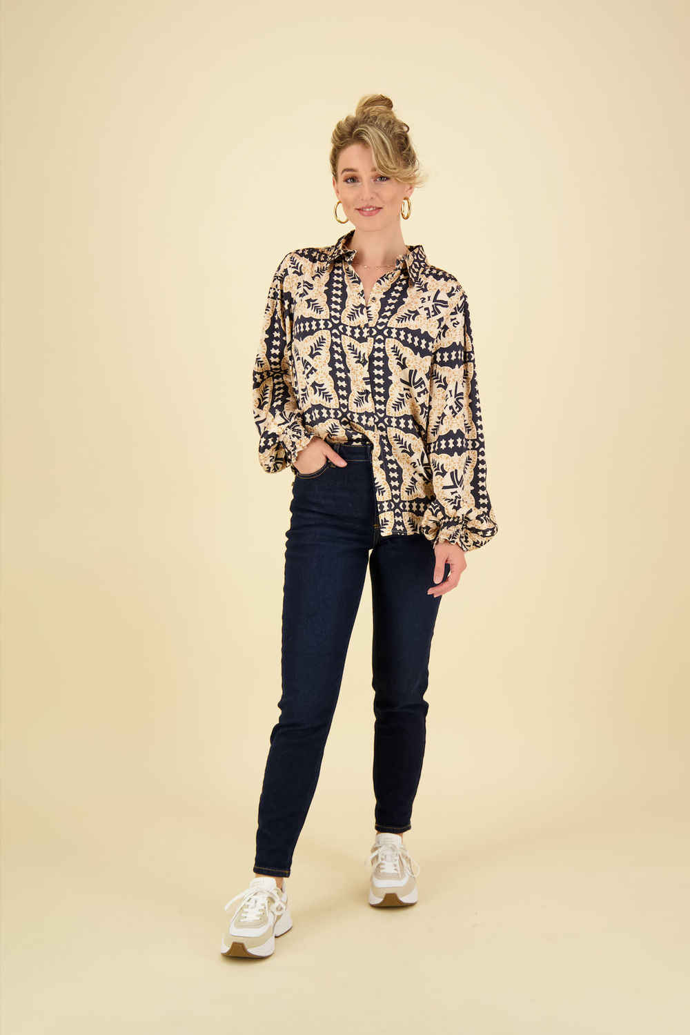 Zusss  Jeans Mom  Blauw Zusss  Jeans Mom  Blauw