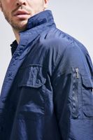 MEMPHIS | Jacket cargo pocket Blauw