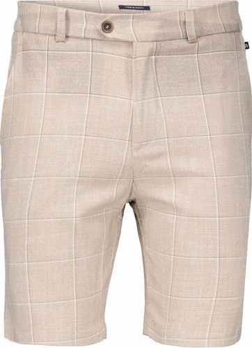 Tresanti BRENTON | Shorts with subtle check Beige