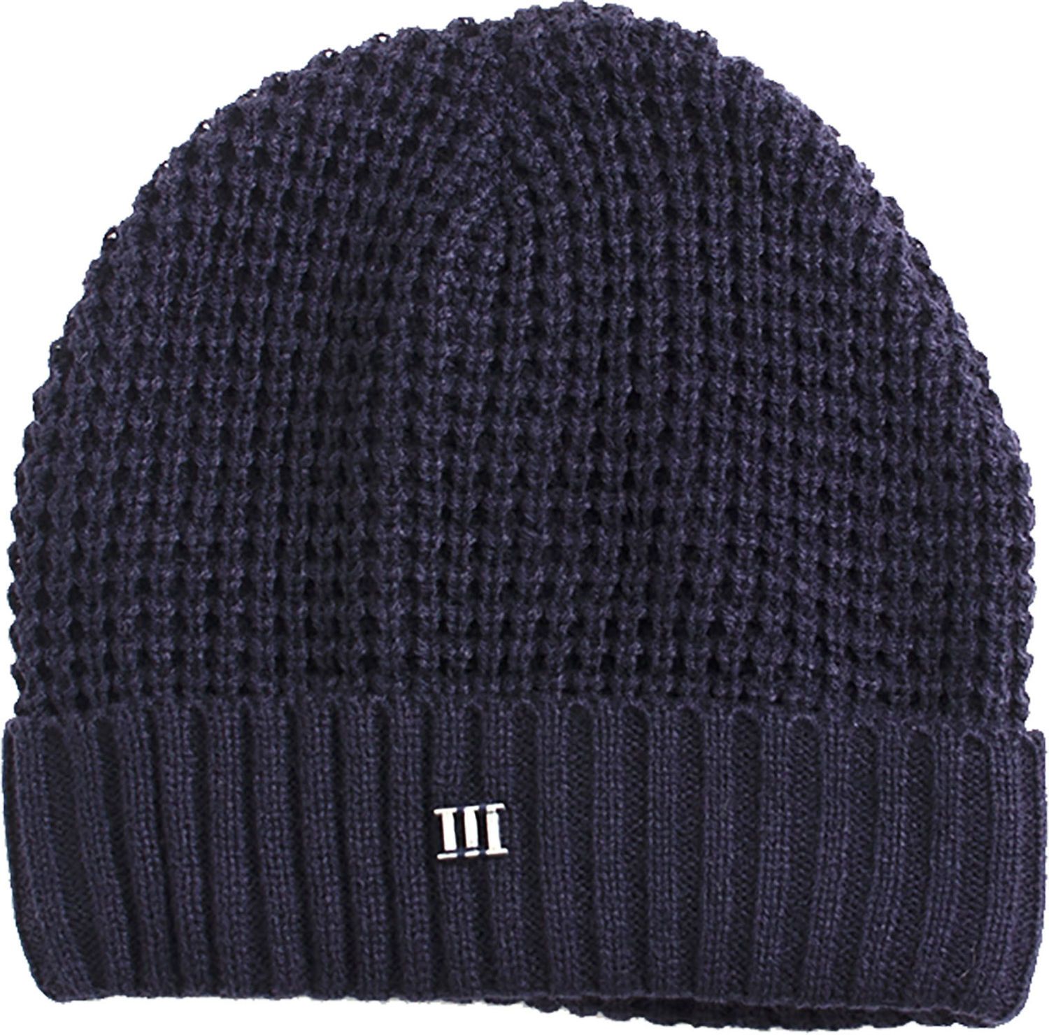 BERGEMERE | Uni knitted beanie Blauw