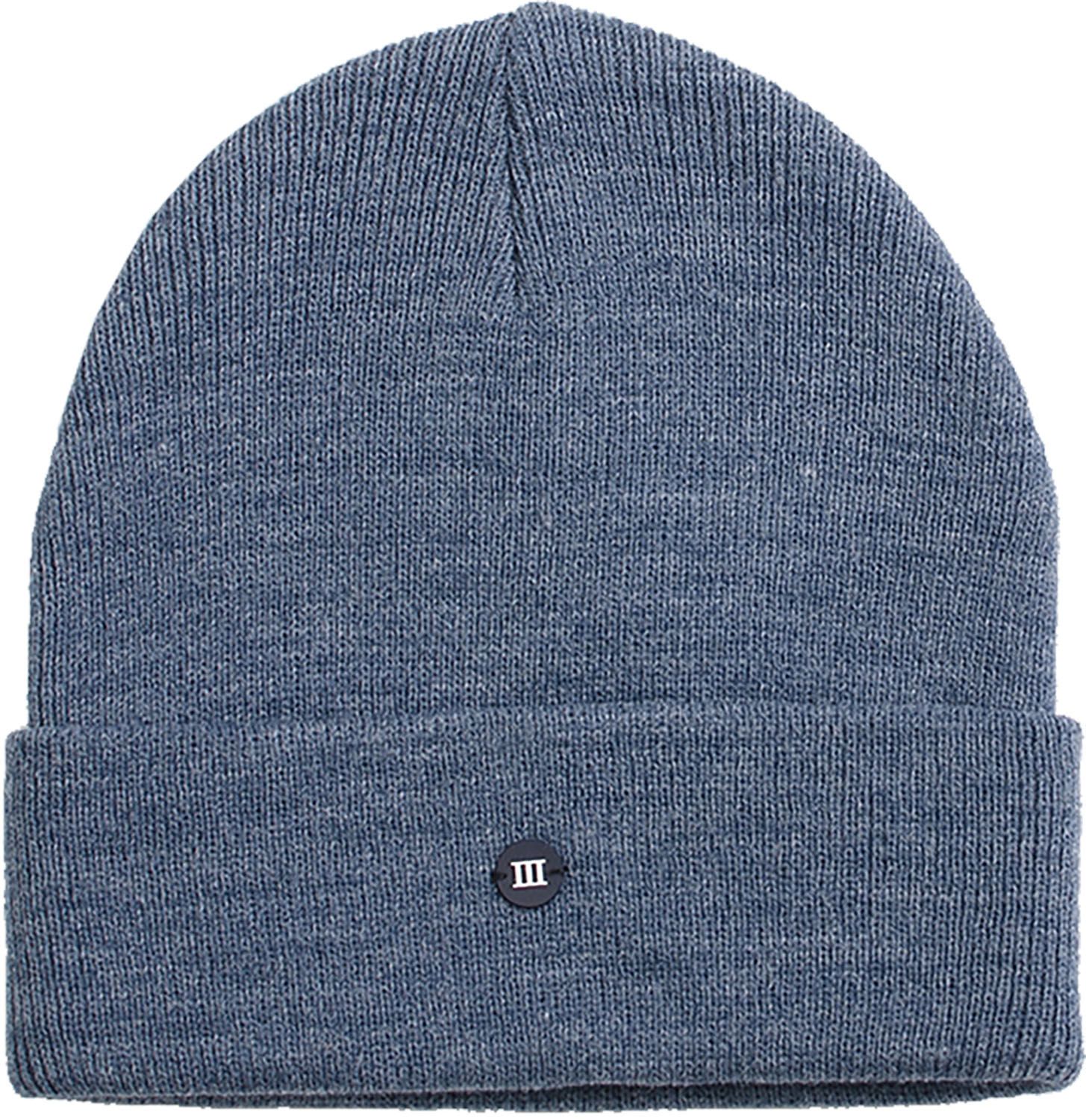 SVEN | Fine knitted hat with rubber logo III Groen