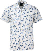 BUENOS | Shirt with palm trees Blauw