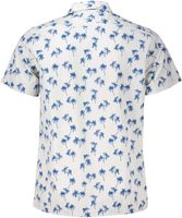 BUENOS | Shirt with palm trees Blauw