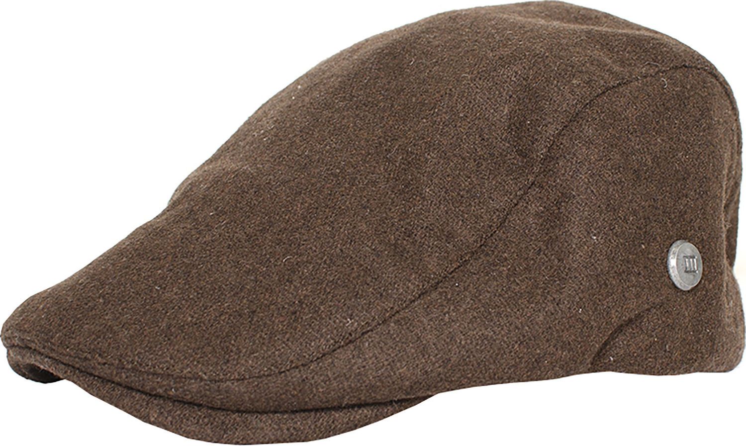 BEPPIE | Flanel uni flatcap Bruin