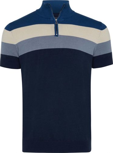 Tresanti BRISTOL | Short sleeve pullover with zipper closur Blauw