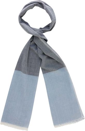 Tresanti ALFREDO | Organic cotton scarf two colours Blauw