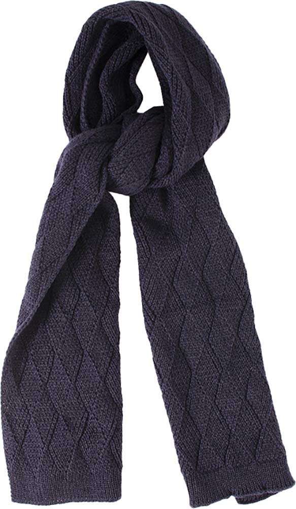 STENO |  Fine knitted scarf Blauw