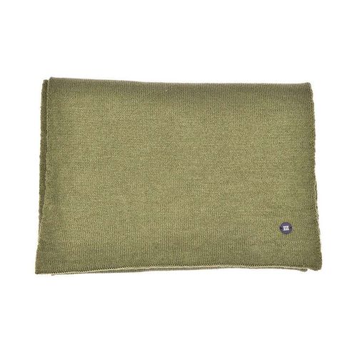 Tresanti SNOW | Fine knitted scarf with rubber logo III Groen