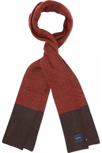 Tresanti ELGAR | Scarf with color difference in bottom Rood