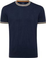 BAY | Short sleeve pullover with details Blauw