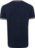 BAY | Short sleeve pullover with details Blauw
