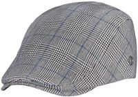 AGGIUS | Checked flat cap Blauw