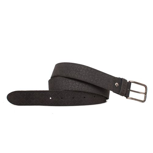 Tresanti DANI | Nubuck leather belt with embossing Zwart