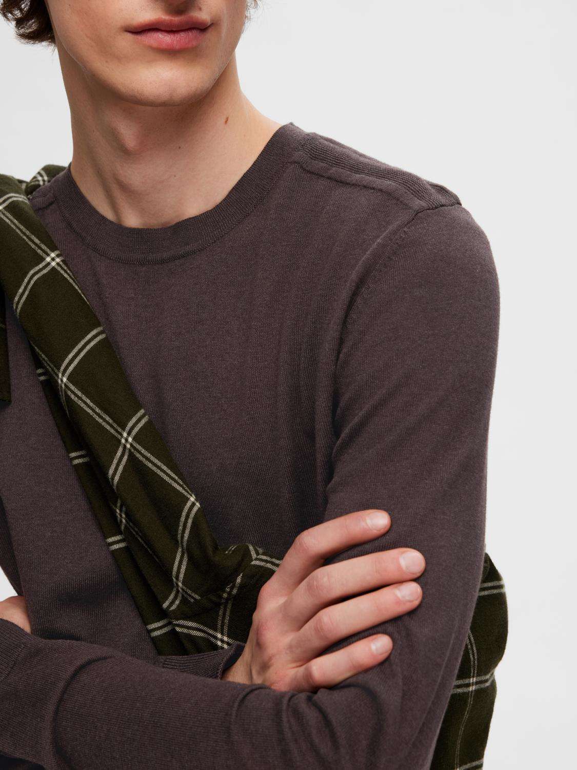 Selected Homme Trui Berg Bruin Selected Homme Trui Berg Bruin