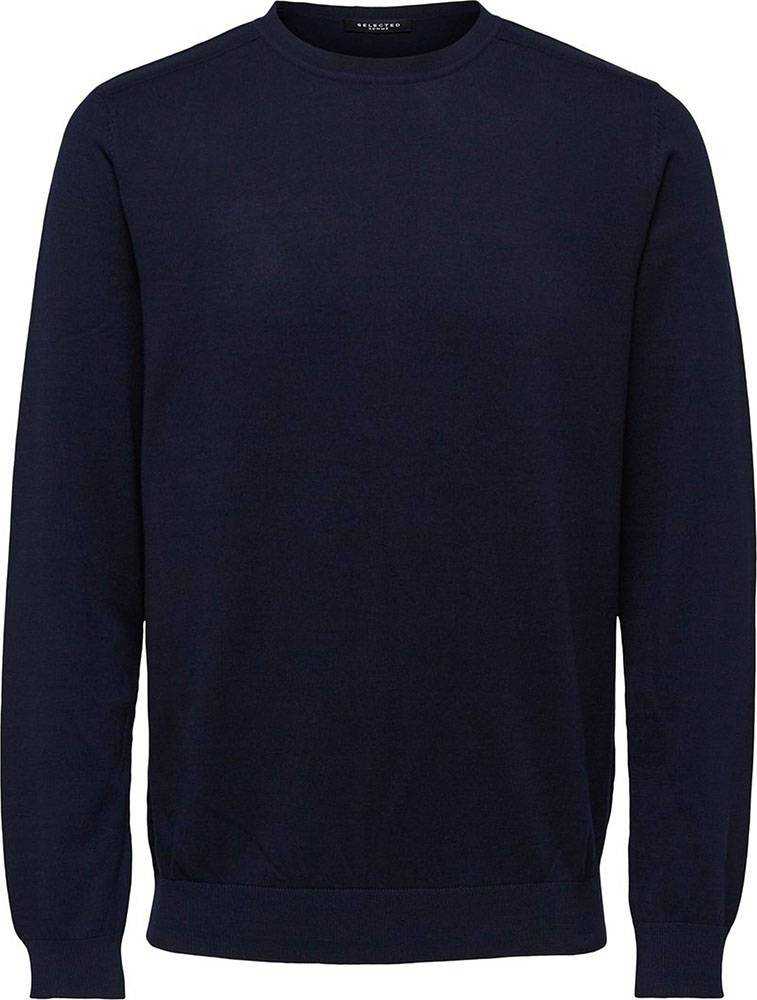 Selected Homme Trui Crew Neck Donkerblauw Selected Homme Trui Crew Neck Donkerblauw
