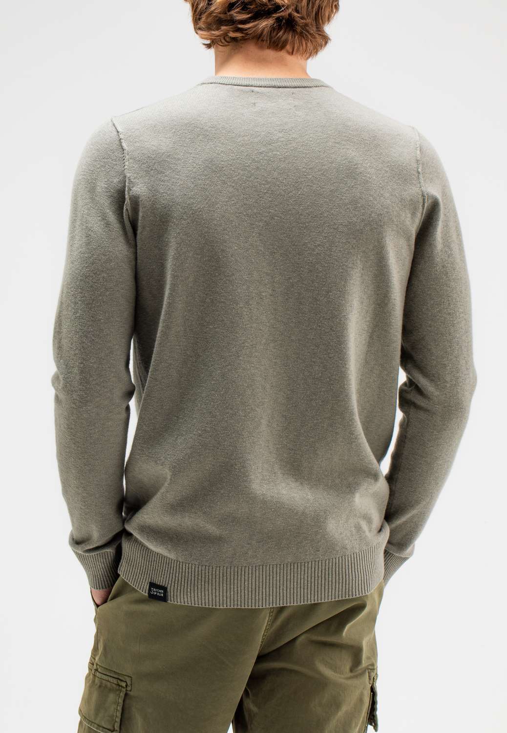 Butcher Of Blue Trui Clifden Crew Groen Butcher Of Blue Trui Clifden Crew Groen