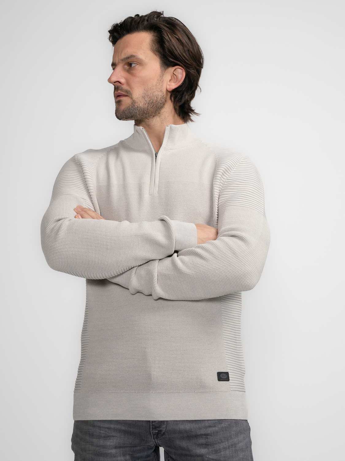 Petrol Trui Wit Petrol Trui Wit