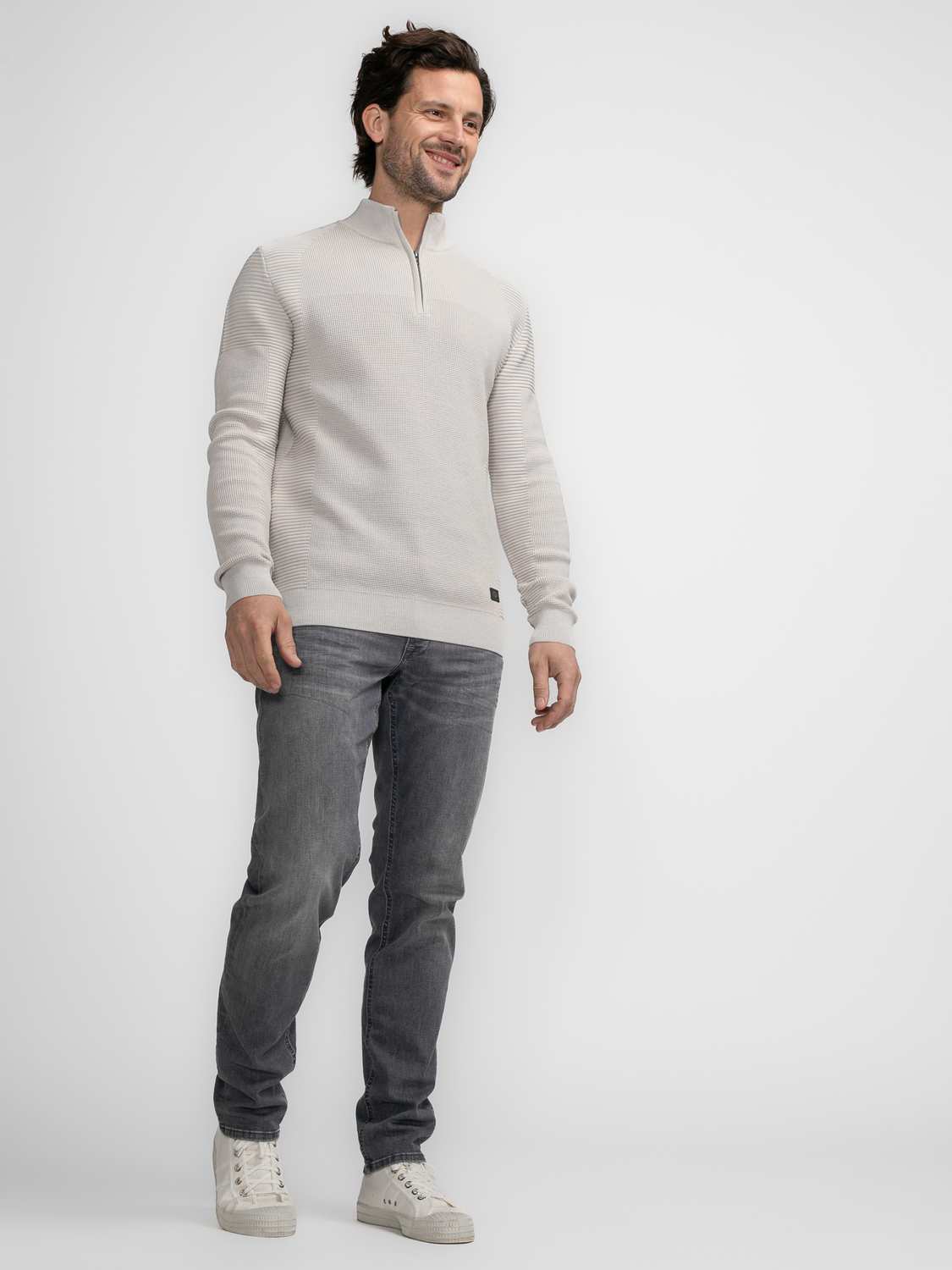 Petrol Trui Wit Petrol Trui Wit