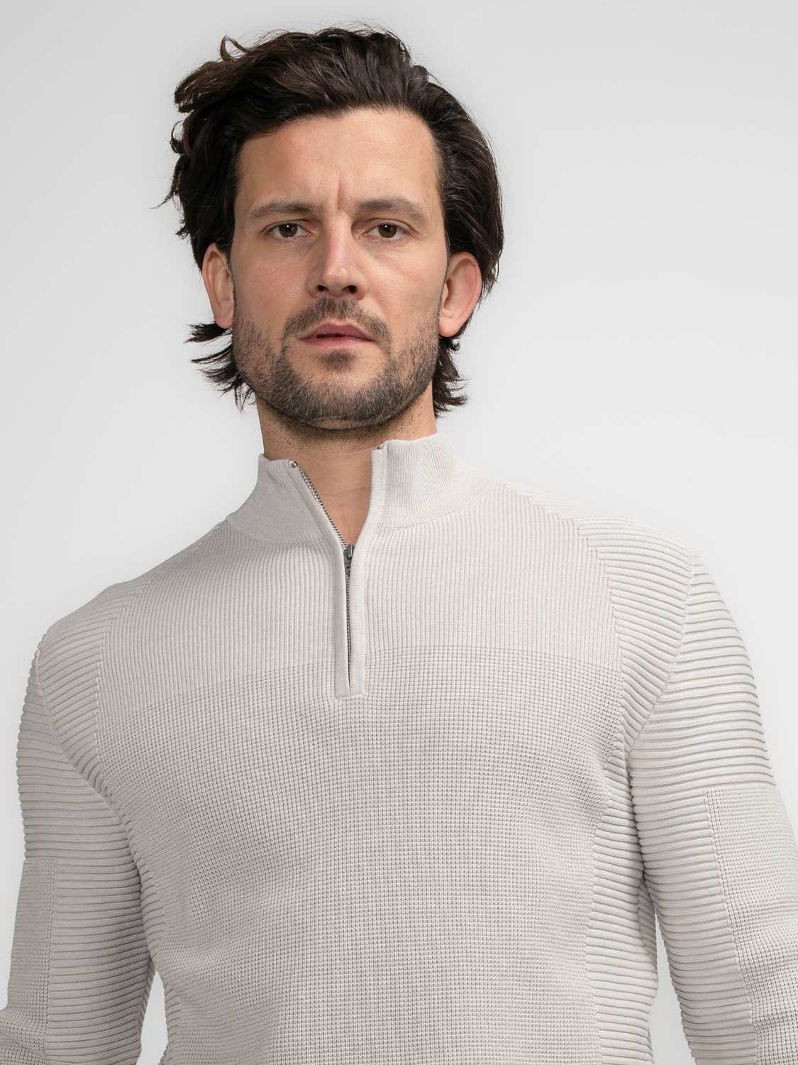 Petrol Trui Wit Petrol Trui Wit