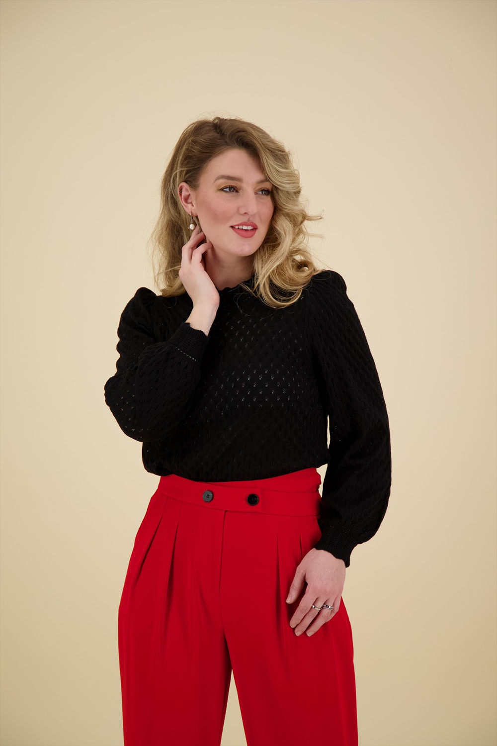 Freequent Trui Zwart Freequent Trui Zwart