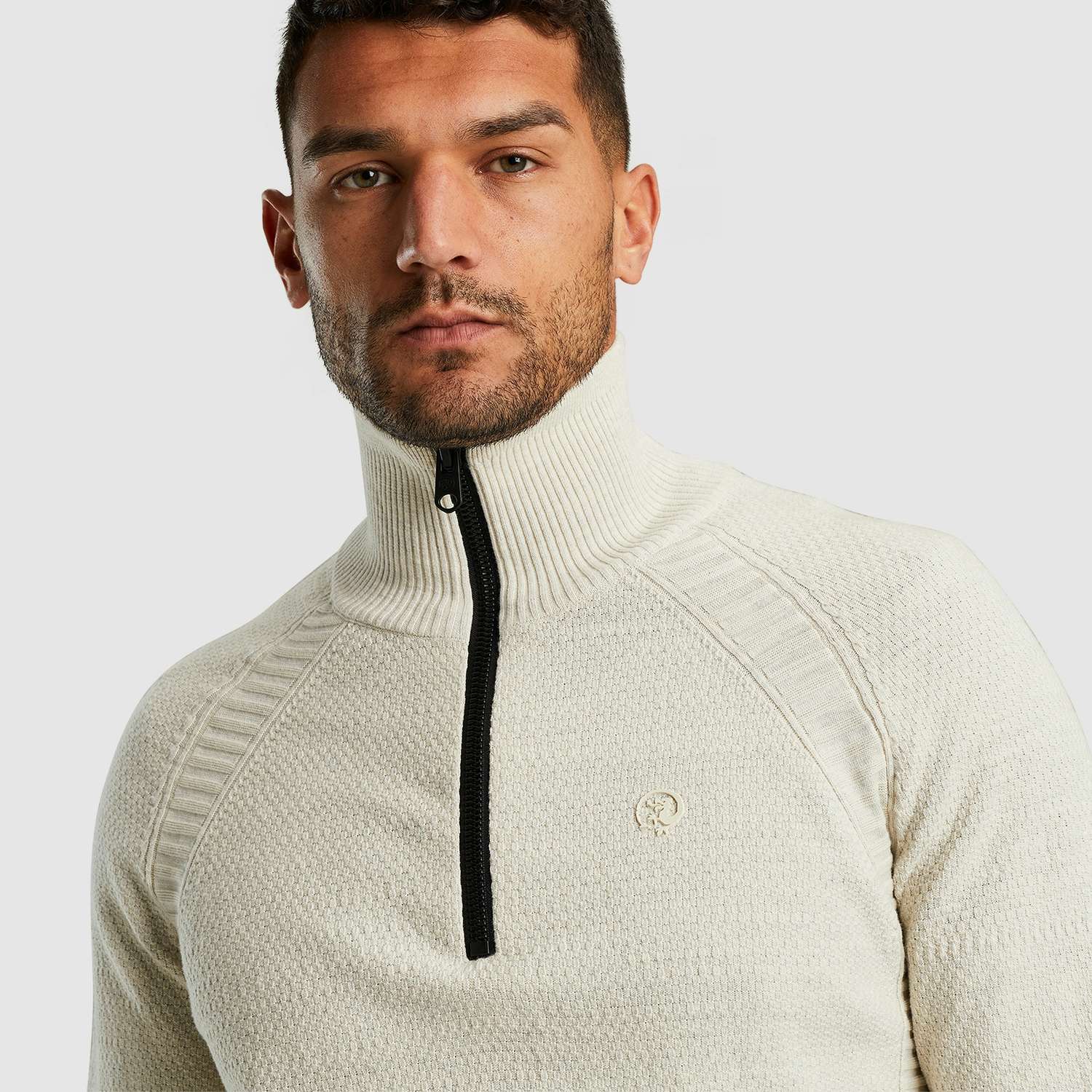 Cast Iron Trui Heather Grijs Cast Iron Trui Heather Grijs