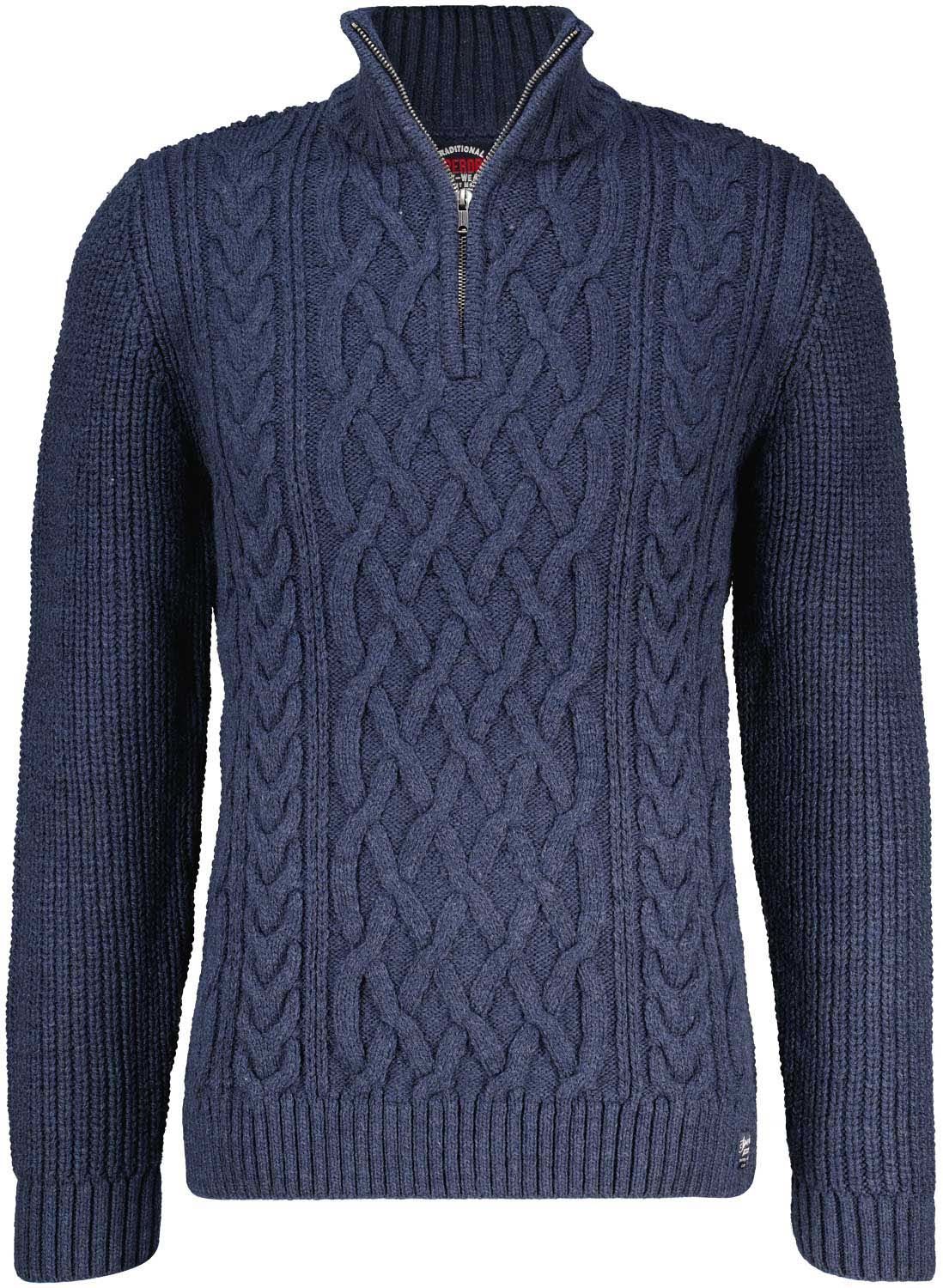 Superdry Trui Jacob Cable Blauw Superdry Trui Jacob Cable Blauw