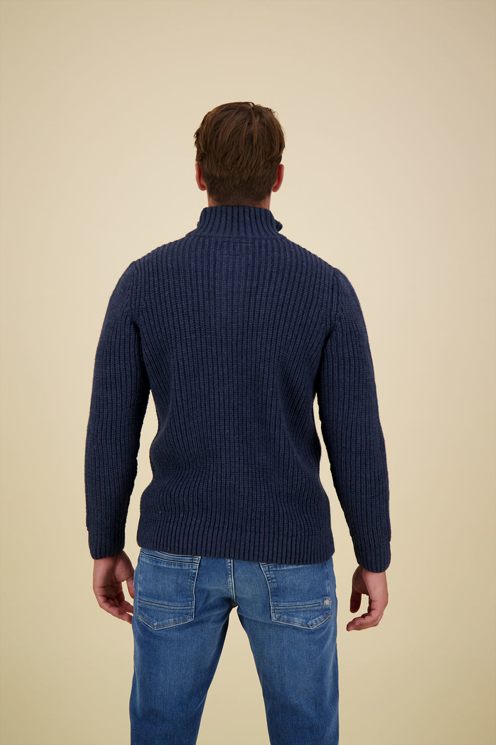 Superdry Trui Jacob Cable Blauw Superdry Trui Jacob Cable Blauw