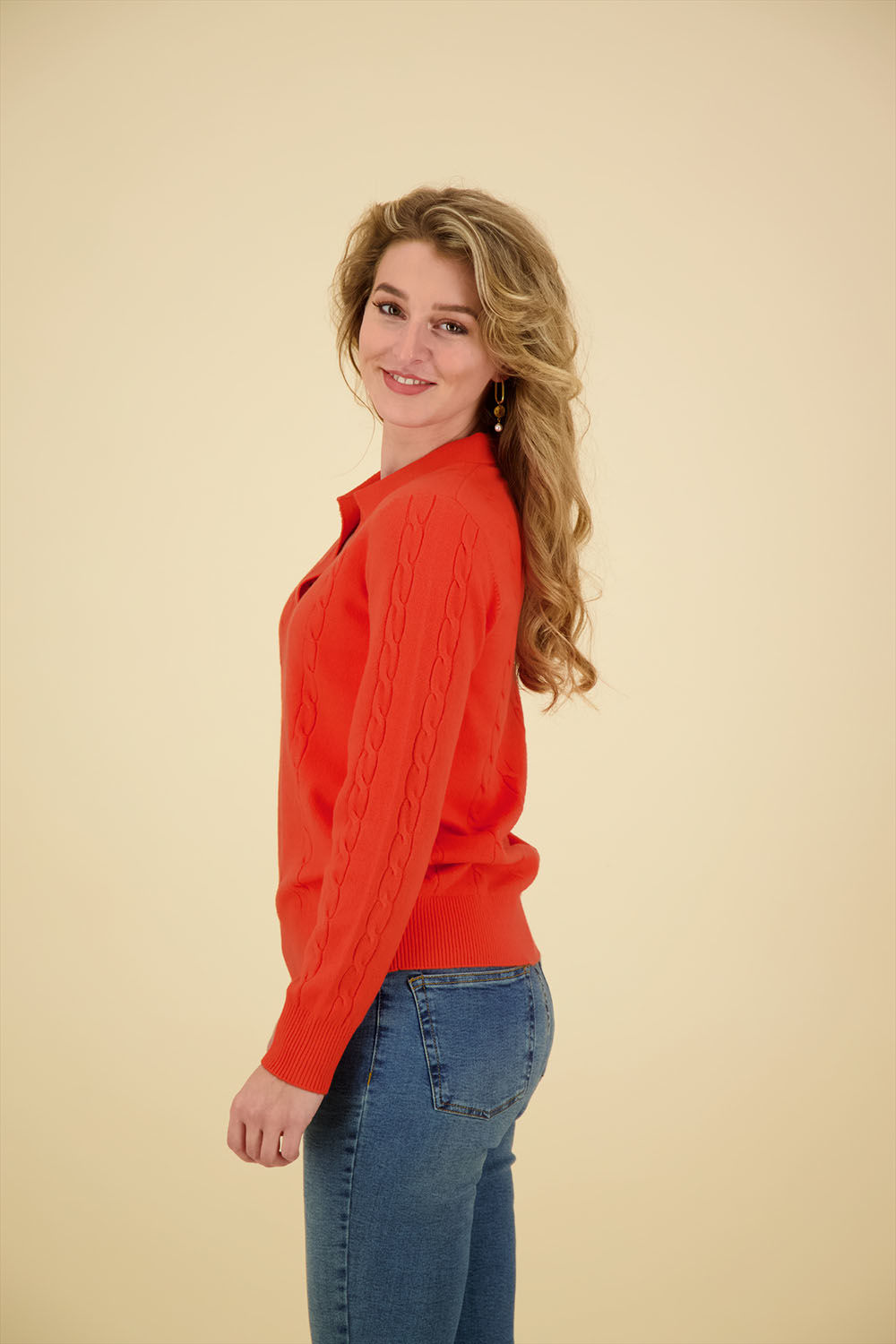 HV Society Trui Janine Oranje  HV Society Trui Janine Oranje