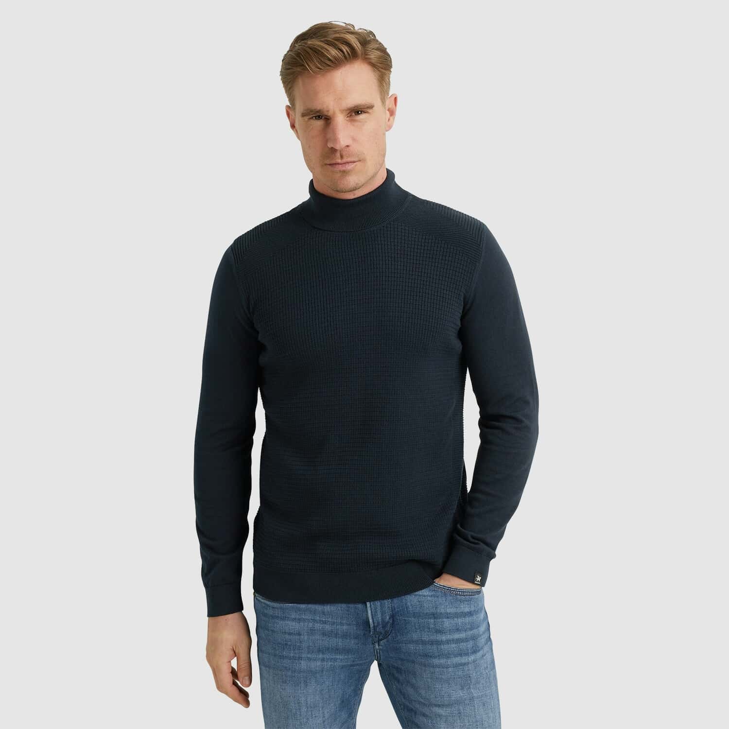Vanguard Trui Pima Donkerblauw Vanguard Trui Pima Donkerblauw