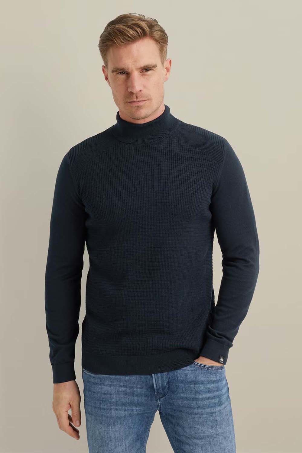 Vanguard Trui Pima Donkerblauw Vanguard Trui Pima Donkerblauw