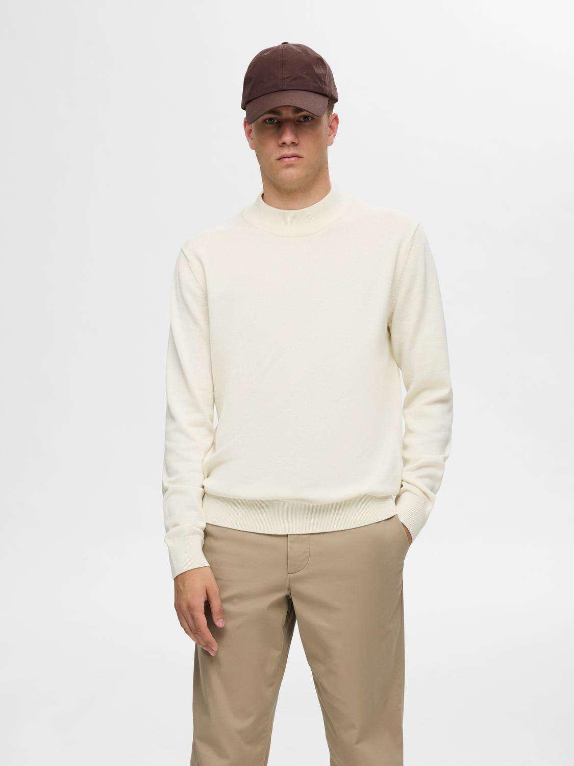 Selected Homme Trui Robert Gebroken Wit Selected Homme Trui Robert Gebroken Wit