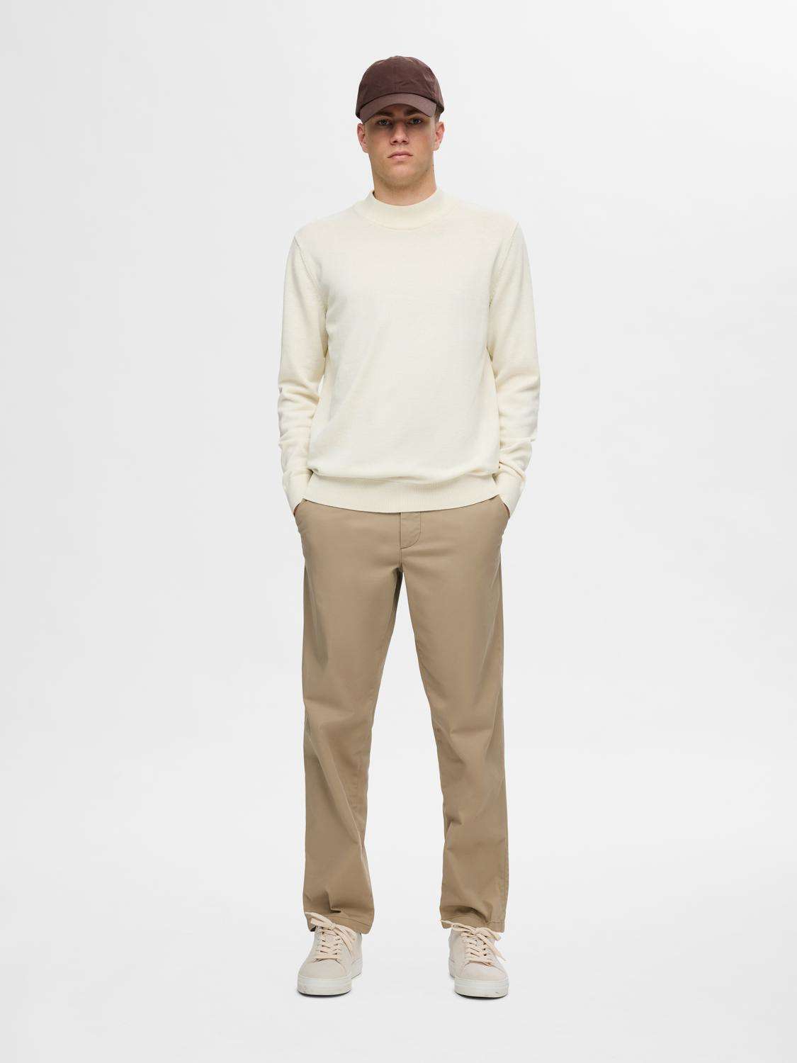 Selected Homme Trui Robert Gebroken Wit Selected Homme Trui Robert Gebroken Wit