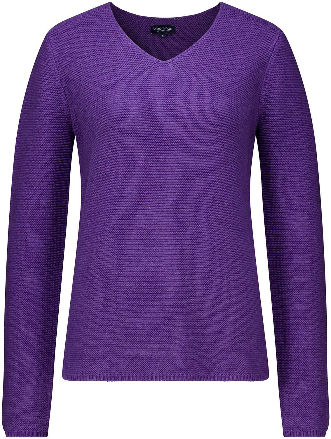 Bloomings Trui V-hals Paars Pullovers | Gratis bezorging Bloomings Trui V-hals Paars Pullovers | Gratis bezorging