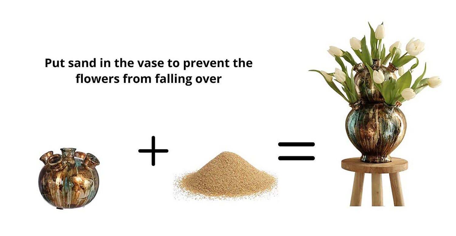 Bomont Collection Vaas Dazzle Tulip  Blauw Bomont Collection Vaas Dazzle Tulip  Blauw