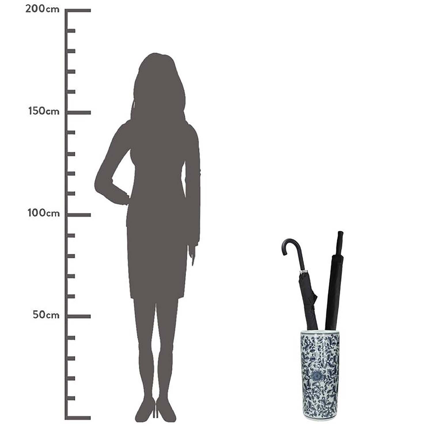 Bomont Collection Vaas Umbrella Container Blauw Bomont Collection Vaas Umbrella Container Blauw