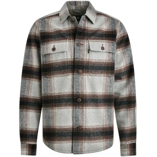 Vanguard Long Sleeve Shirt Check Brushed Wo Grijs