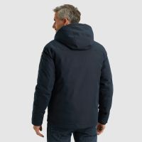 Hooded jacket Hi-Twill Blauw