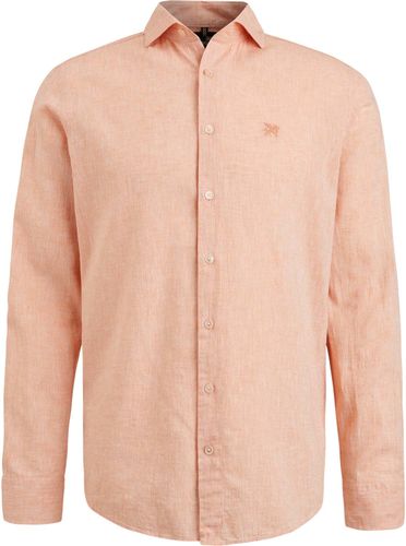 Vanguard Long Sleeve Shirt Linen Cotton Ble Beige