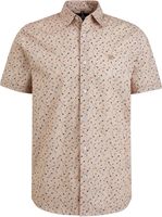 Short Sleeve Shirt Print on poplin Bruin