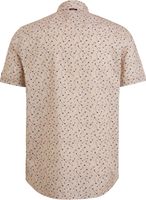 Short Sleeve Shirt Print on poplin Bruin