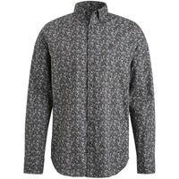 Long Sleeve Shirt Print on poplin Bruin