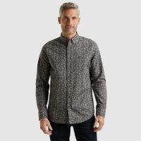 Long Sleeve Shirt Print on poplin Bruin