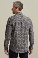 Long Sleeve Shirt Print on poplin Bruin