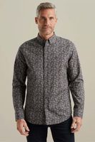 Long Sleeve Shirt Print on poplin Bruin