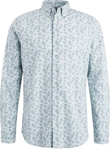 Vanguard Long Sleeve Shirt Print on poplin Bruin