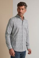 Long Sleeve Shirt Print on poplin Bruin