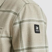 Long Sleeve Shirt Check Brushed Wo Bruin