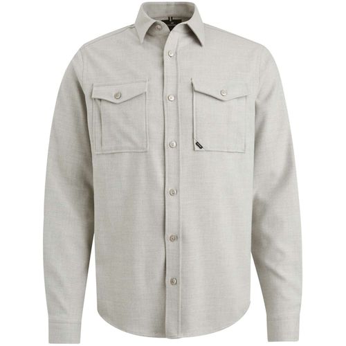 Vanguard Long Sleeve Shirt Melange Twill NE Bruin