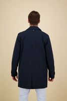 Long jacket Poly Soft Touch V-Coat Blauw