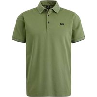 Short sleeve polo pique blend Groen